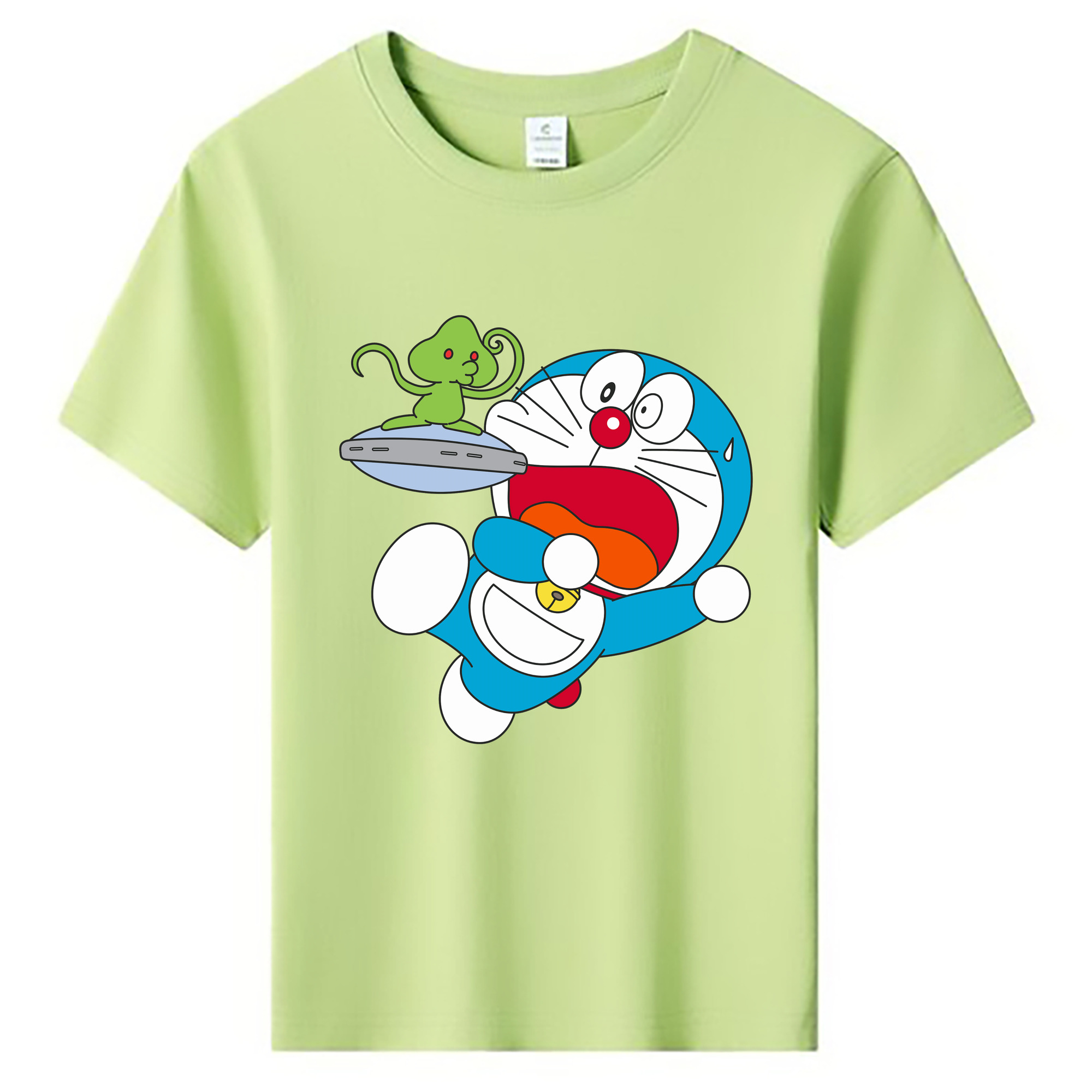 （画像用） ドラえもん Doraemon 綿100％キッズTシャツ（フロントプリント）